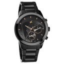 Fastrack Cerame Quartz Multifunction Black Dial Steel & Ceramic Strap Watch for Guys