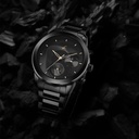 Fastrack Cerame Quartz Multifunction Black Dial Steel & Ceramic Strap Watch for Guys
