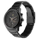 Fastrack Cerame Quartz Multifunction Black Dial Steel & Ceramic Strap Watch for Guys
