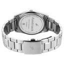 Fastrack Stunners X Quartz Analog Maroon Dial Stainless Steel Strap Watch For Guys