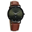 Fastrack Stunners X Quartz Analog Green Dial Leather Strap Watch For Guys