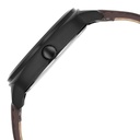 Fastrack Stunners X Quartz Analog Black Dial Leather Strap Watch For Guys
