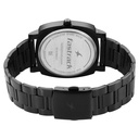 Fastrack Stunners X Quartz Analog Black Dial Stainless Steel Strap Watch For Guys