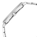 Fastrack Groove Quartz Analog Silver Dial Guys Stainless Steel Watch
