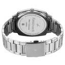 Fastrack Groove Quartz Analog Silver Dial Guys Stainless Steel Watch