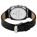 Fastrack Groove Quartz Analog Green Dial Guys Leather Watch