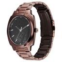 Fastrack Groove Quartz Analog Black Dial Guys Stainless Steel Watch