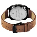 Fastrack Groove Quartz Analog Black Dial Guys Leather Watch