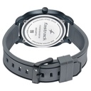 Fastrack Hype Retro Aracde Quartz Analog Unisex Watch With Black Dial Grey Silicone Strap Watch For Unisex