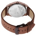 Fastrack After Dark Black Dial Leather Strap Watch for Guys