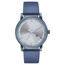 Fastrack Style Up Silver Dial Leather Strap Watch for Guys