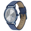 Fastrack Style Up Silver Dial Leather Strap Watch for Guys