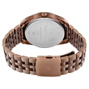 Fastrack Crush Quartz Analog Brown Dial Stainless Steel Strap Watch for Guys