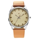 Fastrack After Dark Beige Dial Leather Strap Watch for Guys