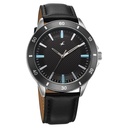 Fastrack Stunners X Quartz Analog Black Dial Leather Strap Watch For Guys