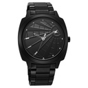 Fastrack Groove Quartz Analog Black Dial Guys Stainless Steel Watch