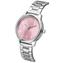 Helix By Timex Pink Round Analog Brass Watch Women -TW048HL02