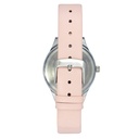 Helix By Timex Silver Round Analog Leather Watch Women -TW049HL00