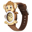 Zoop By Titan Friends from Nature Quartz Analog Brown Dial Plastic Strap Watch For Kids