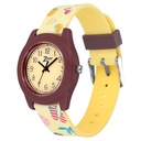 Zoop By Titan Outdoor life Yellow Dial Plastic Strap for Kids