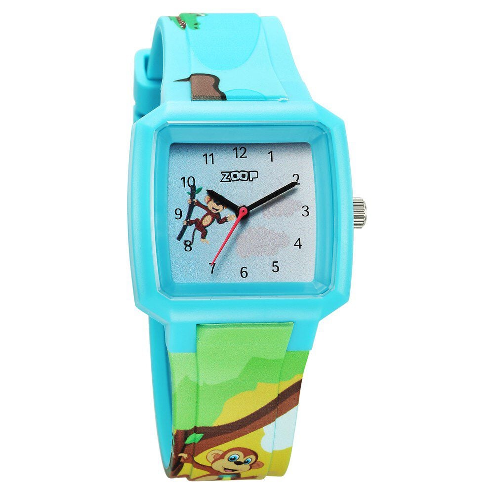 Zoop By Titan Forest Story Quartz Analog Blue Dial Silicone Strap Watch For Kids