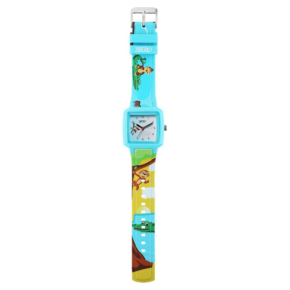 Zoop By Titan Forest Story Quartz Analog Blue Dial Silicone Strap Watch For Kids