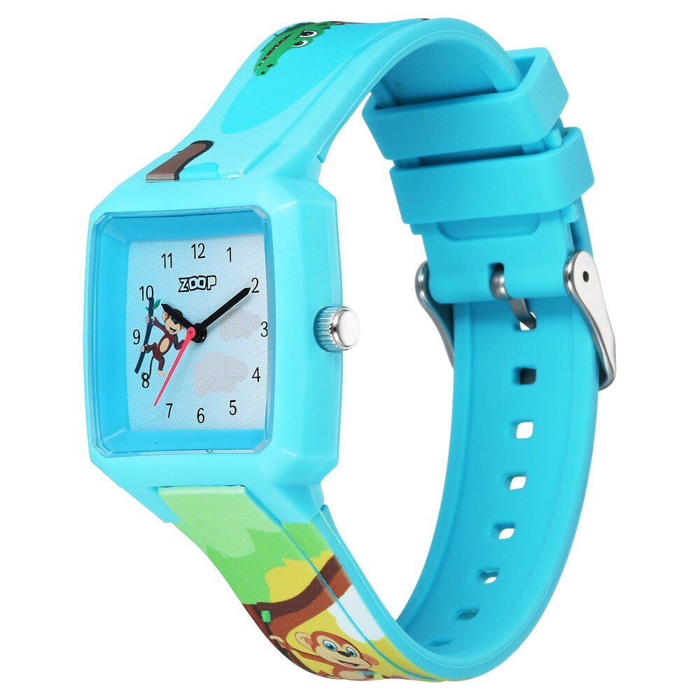Zoop By Titan Forest Story Quartz Analog Blue Dial Silicone Strap Watch For Kids