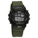 Zoop Pop Colour Digital Black Dial Green Plastic Strap Watch For Kids