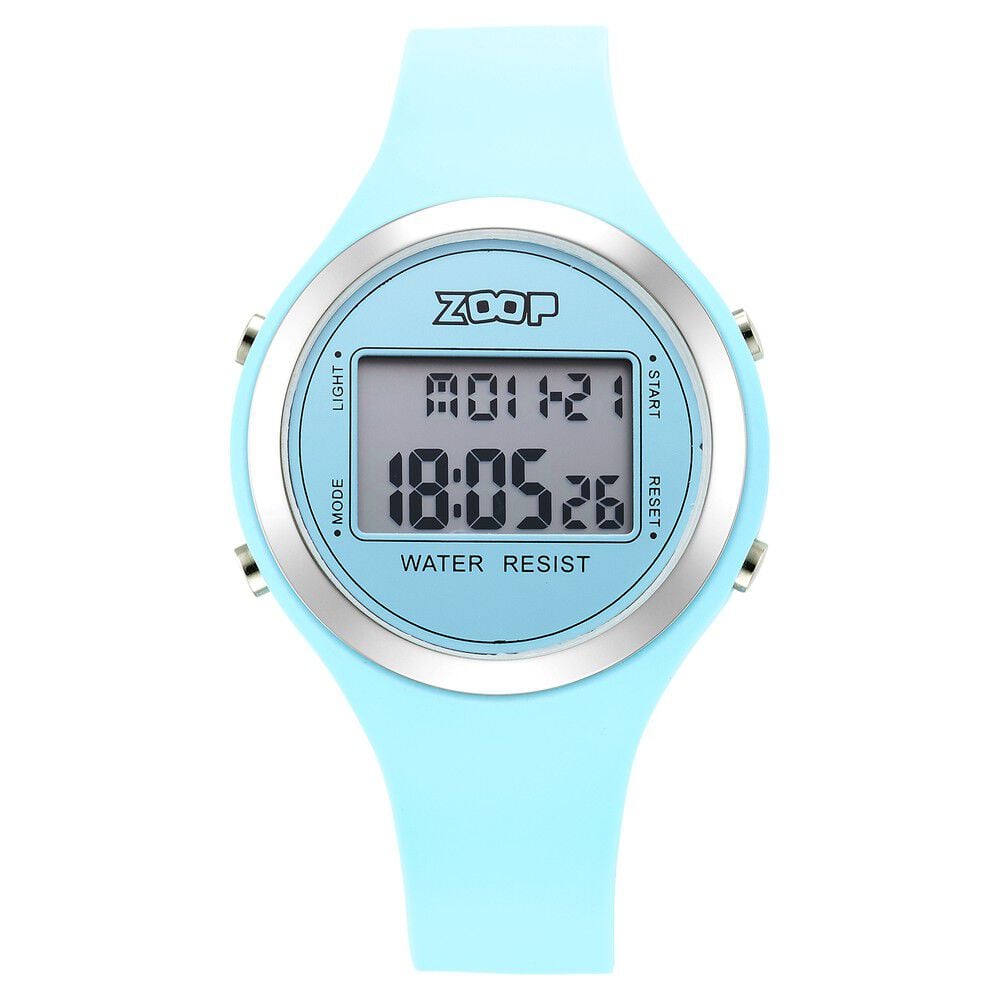 Zoop Digital Dial Blue Silicone Strap Watch For Kids