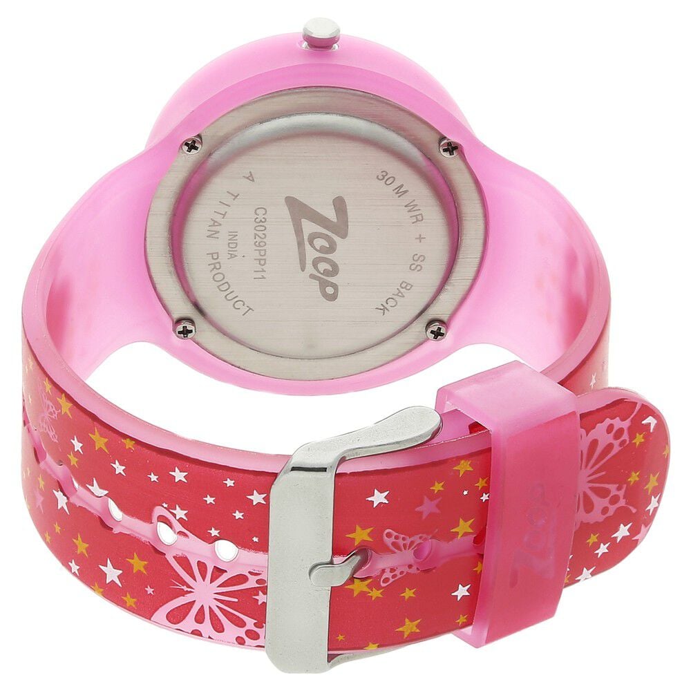 Zoop By Titan Quartz Analog Blue Dial PU Strap Watch for Kids