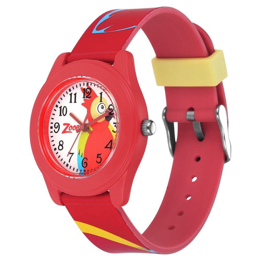 Zoop By Titan Friends From Nature White Dial Plastic Strap for Kids
