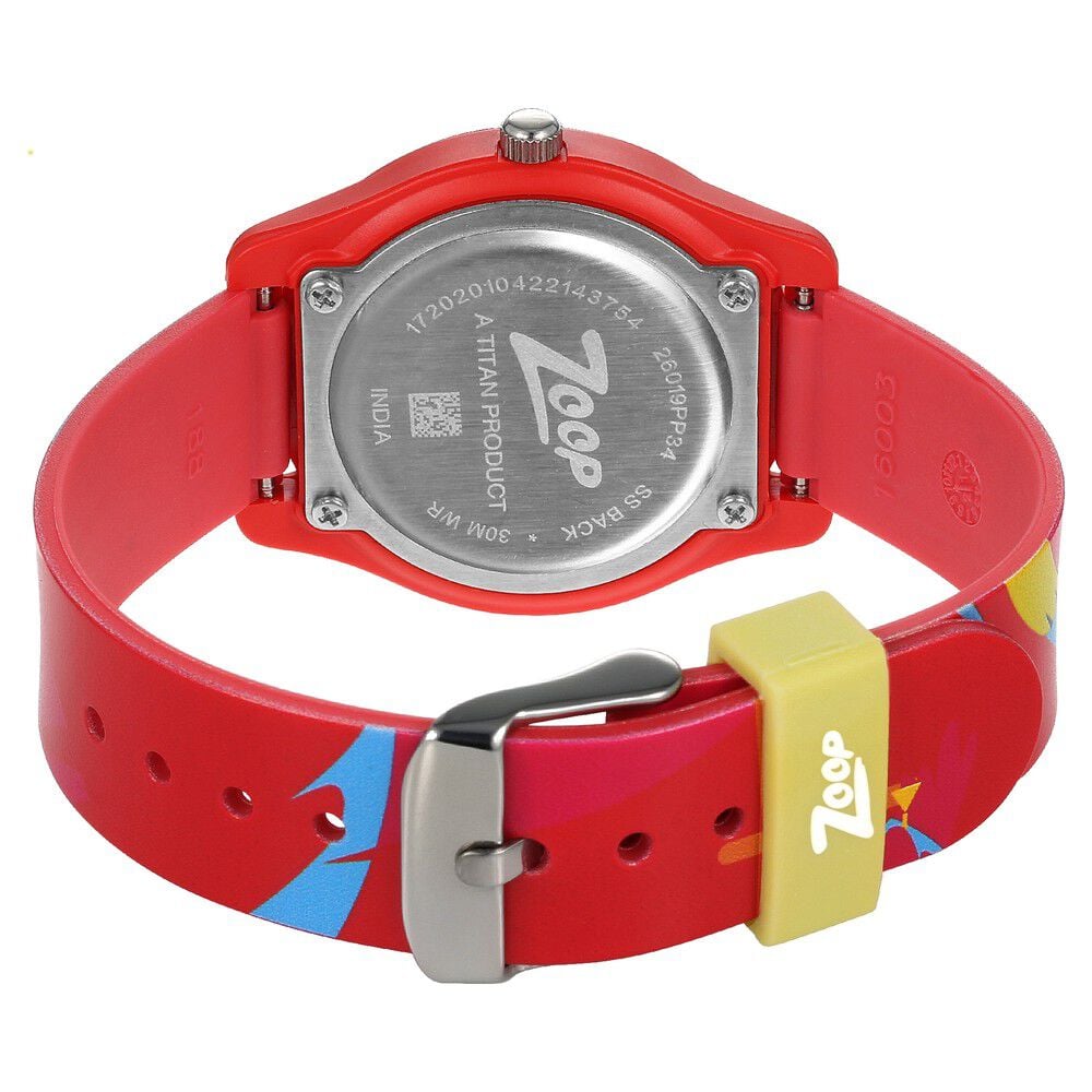 Zoop By Titan Friends From Nature White Dial Plastic Strap for Kids