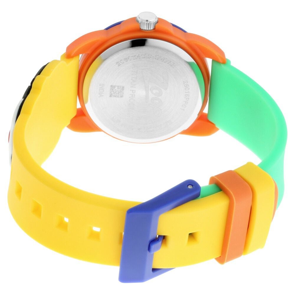 Zoop By Titan Quartz Analog White Dial PU Strap Watch for Kids