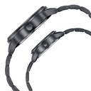 Sonata Wedding Edit Quartz Analog Black Dial Stainless Steel Strap Watch For Pair