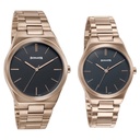 Sonata Wedding Edit Quartz Analog Black Dial Stainless Steel Strap Watch For Pair