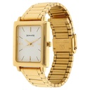 Sonata Quartz Analog White Dial Stainless Steel Strap Watch for Men