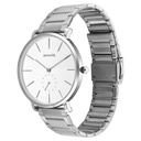 Sonata Ascent Quartz Analog White Dial Stainless Steel Strap Watch For Men