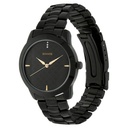 Sonata Quartz Analog Black Dial Metal Strap Watch for Men