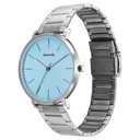 Sonata Ascent Quartz Analog Blue Dial Stainless Steel Strap Watch For Men