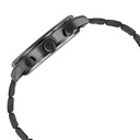 Sonata Wedding Edit Quartz Multifunction Black Dial Stainless Steel Strap Watch For Men