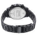 Sonata Wedding Edit Quartz Multifunction Black Dial Stainless Steel Strap Watch For Men