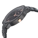 Sonata Beyond Gold Quartz Analog Black Dial Metal Strap Watch for Men