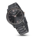Sonata Beyond Gold Quartz Analog Black Dial Metal Strap Watch for Men