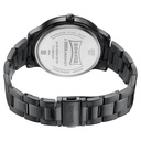 Sonata Quartz Analog Black Dial Black Stainless Steel Strap Watch For Men