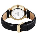 Sonata Wedding Quartz Analog Black Dial Leather Strap Watch For Men