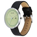 Sonata Ascent Quartz Analog with Date Green Dial Leather Strap Watch For Men