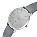 Sonata Ascent Quartz Analog Grey Dial Leather Strap Watch For Men