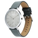 Sonata Ascent Quartz Analog Grey Dial Leather Strap Watch For Men