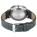 Sonata Ascent Quartz Analog Grey Dial Leather Strap Watch For Men