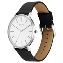 Sonata Ascent Quartz Analog White Dial Leather Strap Watch For Men